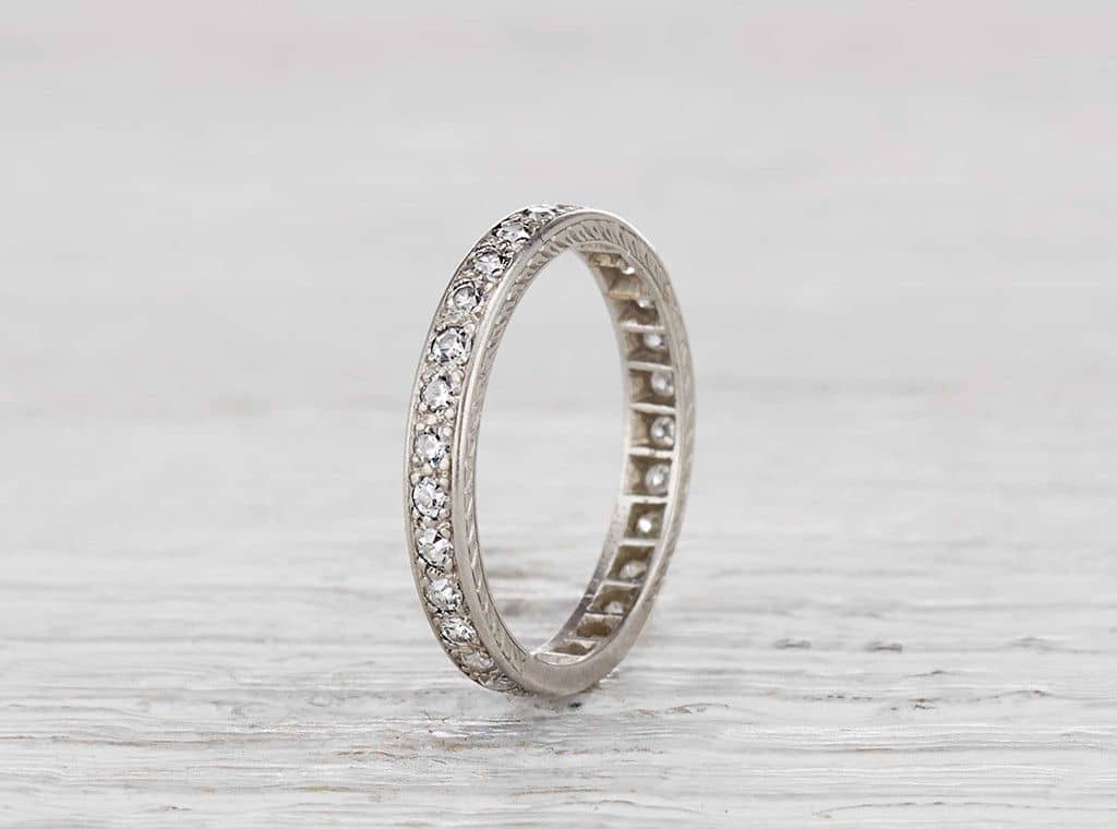 eternity ring repair and resized